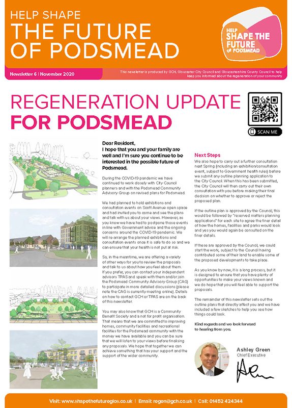 Front cover of Podsmead newsletter issue 6